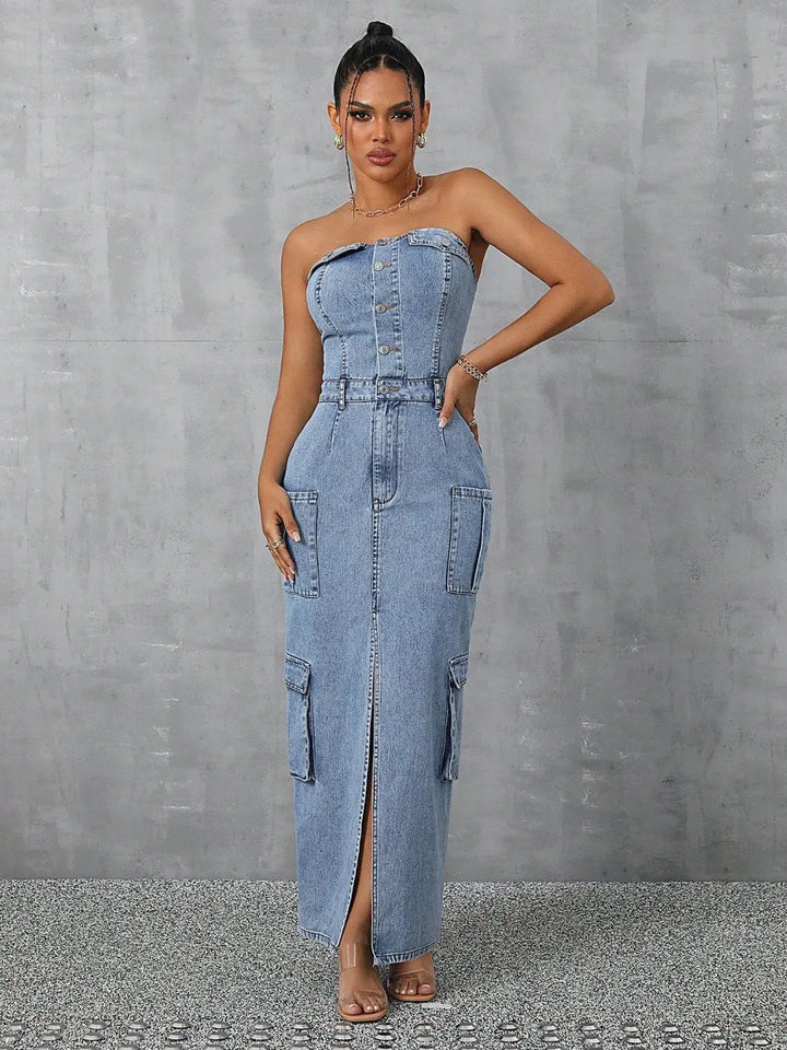 Incanto Denim Dress - JS District