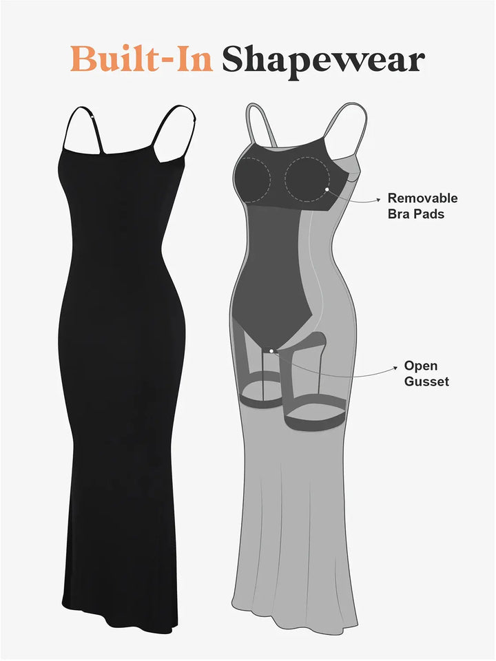 Sole d’Oro Shapewear Maxi Dress - JS District