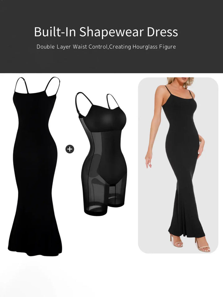 Sole d’Oro Shapewear Maxi Dress - JS District