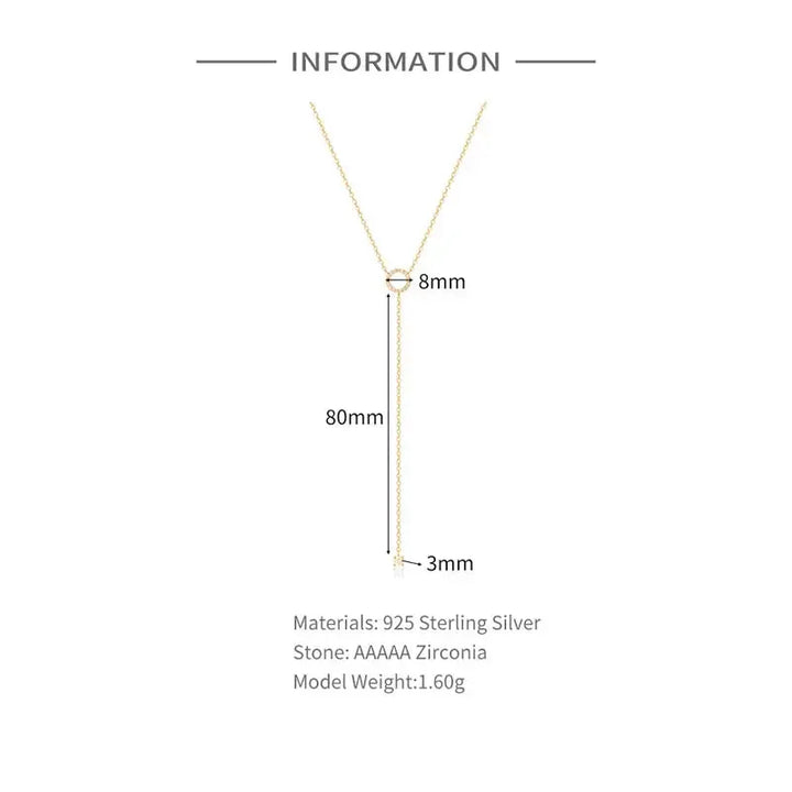 Zircon Pendant Necklace – A Timeless Gift for Her - JS District